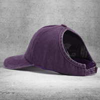 Casquette de baseball protectrice doublée en satin de soie avec logo brodé personnalisé et boucle métallique pour le soin des cheveux bouclés
