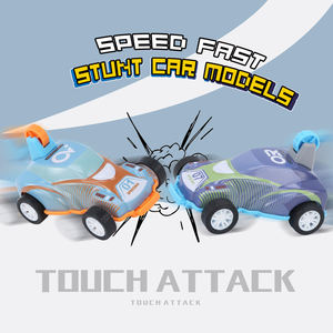 Voiture en métal moulé sous pression pour garçons, cadeau d'anniversaire, avec rotation à 360 degrés, collision interactive, retournement et fonction de recul, pour enfants - Product Image 3