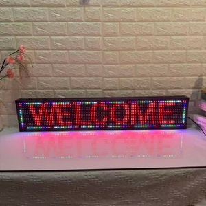 Full Color LED Display <b>Screen</b> Indoor <b>Wall</b> Mountable Welcome Message Board Multicolor Programmable Digital Signage Led Scrolling - Product Image 2