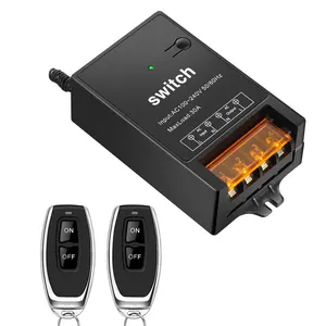 1km 3km 5km Long Range On Off 433mhz rf 40a Relay 120v Wireless Switch 110v Remote Switch 220v Remote Control Switch for Motor