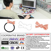 Attaches à cheveux en perles de style américain et américain pour femmes Perles colorées Bandeaux élastiques personnalisés pour filles
