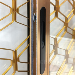 <span class=keywords><strong>Fenêtre</strong></span> coulissante horizontale française en alliage d'aluminium étanche avec double vitrage trempé et antivol pour cuisine et balcon - Product Image 2