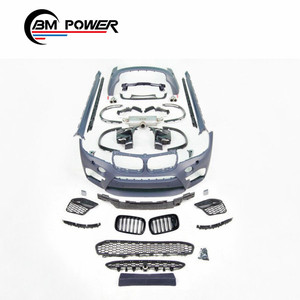 Materiale di alta qualità PP <span class=keywords><strong>X5</strong></span> <span class=keywords><strong>F15</strong></span> M stile body kit per <span class=keywords><strong>X5</strong></span> <span class=keywords><strong>F15</strong></span> per X5M stile con la parte anteriore del paraurti grill sistema di scarico e paraurti posteriore - Product Image 1