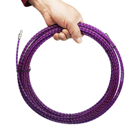 Tire-câble spirale simple 4,3 mm x 15 m, guide-câble électrique mural, serpentin de conduit
