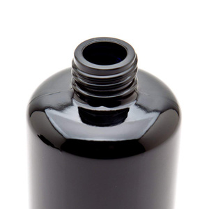 Bouteille en verre violet foncé de luxe, écologique, avec bouchon à vis et pulvérisateur, finition givrée, tailles 30ml/50ml/100ml, impression sérigraphiée - Product Image 5