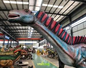 Dinosaurio Artificial de Silicona y Goma, <span class=keywords><strong>Amargasaurus</strong></span> Animatrónico para Exhibición en Parque Jurásico - Product Image 4