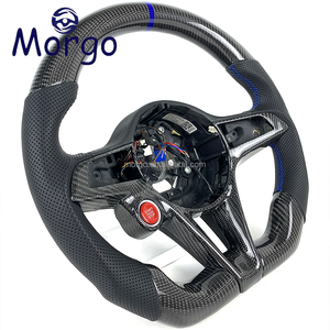 Accessori interni per <span class=keywords><strong>Alfa</strong></span> <span class=keywords><strong>Romeo</strong></span> 2014-2020 Giulia Stelvio auto personalizzate in fibra di carbonio volante LED RPM personalizzazione - Product Image 3