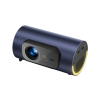Projecteur Portable 1080P Natif 2026 300 ANSI WiFi 6 Android 14 avec Auto Focus et Correction Trapézoïdale, Batterie Externe Intégrée pour Maison et Extérieur