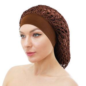 <span class=keywords><strong>Redecilla</strong></span> para el Cabello, <span class=keywords><strong>Redecilla</strong></span> Elástica, Gorro de Ganchillo, Banda Ancha, Gorro de Satén para <span class=keywords><strong>Dormir</strong></span> para Mujer - Product Image 2