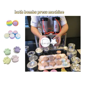 Making Solid Shampoo Hearts bath bomb press mold mold machine bath ball bombs fizzy press manual operation good price