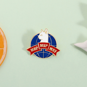 Épingles en émail <span class=keywords><strong>Mir</strong></span> Mur Myau Planet Cats, broches créatives en forme d'étoile de chat, badge de revers, bijoux en gros - Product Image 2