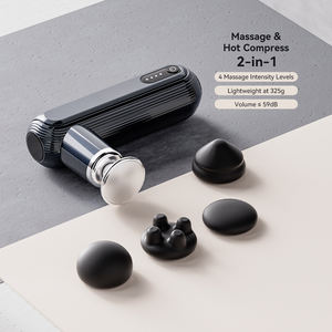 Ganzkörper-Massagegerät mit Manueller Steuerung, Bürstenlosem Motor, Sportlichem <span class=keywords><strong>Mini</strong></span>-Design, Professionell, Rotlicht, 4 Geschwindigkeiten, 1500mAh, 4-6 Stunden Laufzeit, 4 Massagearten - Product Image 2