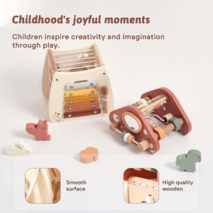 Juguete Educativo <span class=keywords><strong>de</strong></span> Madera 5 en 1 <span class=keywords><strong>para</strong></span> la Primera Infancia, con Forma <span class=keywords><strong>de</strong></span> Hongo, Xilófono y Juego <span class=keywords><strong>de</strong></span> Emparejamiento <span class=keywords><strong>para</strong></span> Bebés - Product Image 4
