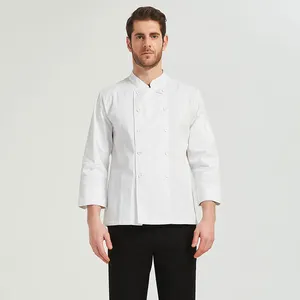 Veste de pâtissier, prix de gros d'usine, uniforme d'hôtel, prise personnalisée