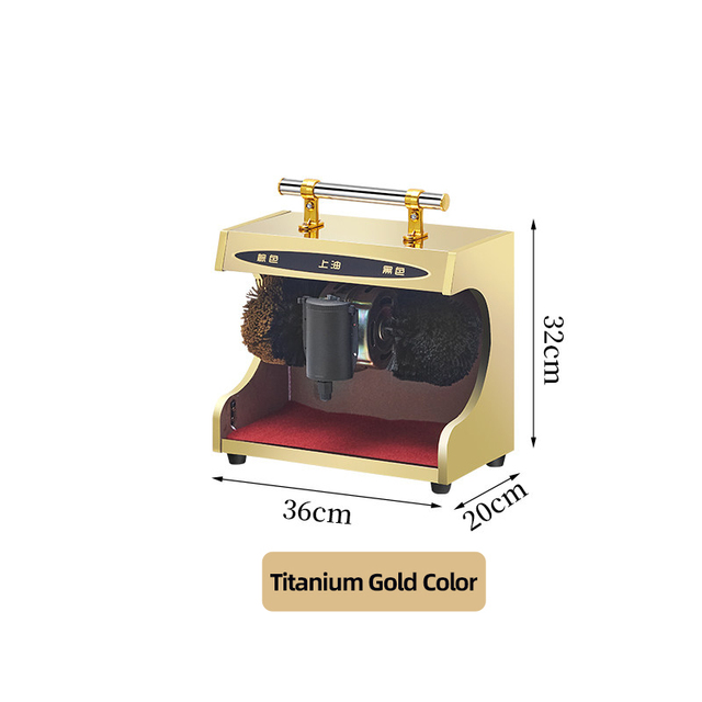 Hotel Commercial Automatic Shoe Shiner Machine Soft Stainless Steel Housing Electric Dry Cleaning 220V Simple High Quality