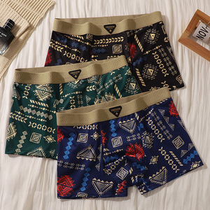 <span class=keywords><strong>Mutande</strong></span> stile etnico Vintage da <span class=keywords><strong>uomo</strong></span> XL alla moda e Casual da casa <span class=keywords><strong>Boxer</strong></span> comodi <span class=keywords><strong>mutande</strong></span> traspiranti lavorate a maglia da metà vita - Product Image 3