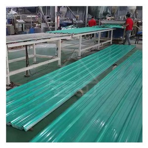 Yujing Panneaux de toit en tuiles pliées UPVC de style traditionnel <span class=keywords><strong>extérieur</strong></span> Garantie de 5 ans et plus résistante à la chaleur pour <span class=keywords><strong>l</strong></span>'<span class=keywords><strong>isolation</strong></span> des entrepôts - Product Image 4