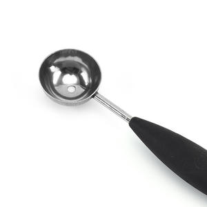 Proveedor de China de 20 años, herramientas de cocina WALLAND, melón negro Baller con cuchara de dos lados - Product Image 3