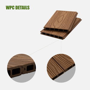 Nouvelle innovation en matière de clôture extérieure de style européen, panneaux WPC pour cour, clôture de <span class=keywords><strong>balcon</strong></span>, panneau décoratif pour clôture - Product Image 4