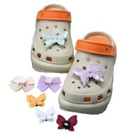 Breloques de chaussures en tissu peluche multicolores pour femmes, sabots, bricolage, breloques pour filles, style princesse, décoration de chaussures