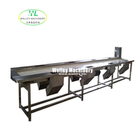 Fabrieksleveringsprijs Dubbele Enkelvoudige Laag Sorteerbaan Motor Groente Fruit Pluktafel RVS 304 1.5KW