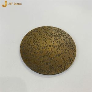 LL257 Antique Brass Copper Hammered 304 Stainless Steel Plate Decorative Bending Cutting Welding for Hotel Commercial Use - Product Image 3