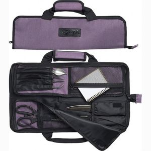 Échantillon gratuit : Sac de transport pour couteaux de chef, 12 poches pour couteaux et ustensiles de cuisine - Product Image 6