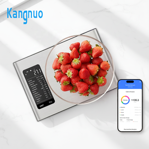 Báscula <span class=keywords><strong>de</strong></span> Cocina Inteligente Digital <span class=keywords><strong>de</strong></span> Acero Inoxidable con Pantalla LCD <span class=keywords><strong>y</strong></span> <span class=keywords><strong>Calculadora</strong></span> Nutricional, Novedad - Product Image 1