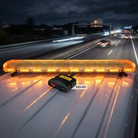 Barre lumineuse à LED avec haut-parleur barre lumineuse rouge et bleue barre lumineuse de toit de voiture
