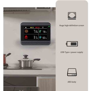 <span class=keywords><strong>Sensor</strong></span> de CO Portátil con 1 Año de Autonomía en Espera, Detector de CO, <span class=keywords><strong>Monitor</strong></span> de Calidad del Aire con Temperatura y Humedad Relativa - Product Image 3
