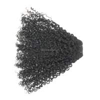 KAMA Cheveux Brésiliens Remy non traités, double trame, pour boucles, 100% vierges, extension à double trame faite à la machine