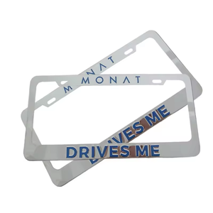 กรอบป้าย<span class=keywords><strong>ทะเบียน</strong></span>สไตล์ธุรกิจลายนูน3D พลาสติกโครเมียม - Product Image 3