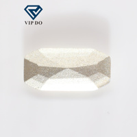 K9-Protéine octogone princesse en cristal de verre, accessoires de bijoux à la main, coupe carrée, bricolage, diamant plaqué protéine, série LA