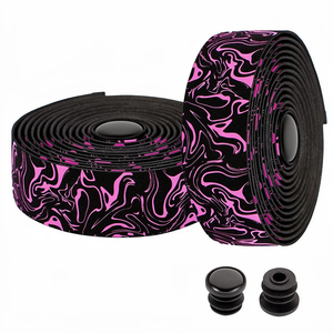 <span class=keywords><strong>Cinta</strong></span> de <span class=keywords><strong>manillar</strong></span> de bicicleta de carretera antideslizante degradado envoltura doblada para uso con bicicletas de carretera - Product Image 1