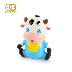 Đồ Chơi Dây Kéo Bò Động Vật Đáng Yêu Âm Thanh Tinh Khiết Chuông Treo Giường Cho Bé - Product Image 1