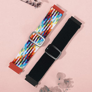 Bracelet de 20mm pour <span class=keywords><strong>Garmin</strong></span> Vivoactive 6/Vivoactive 5/<span class=keywords><strong>Garmin</strong></span> <span class=keywords><strong>Venu</strong></span>/<span class=keywords><strong>Venu</strong></span> <span class=keywords><strong>Sq</strong></span> 2/Forerunner 55/165/645/245 <span class=keywords><strong>Music</strong></span> bracelet élastique - Product Image 4