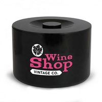 Seau à glace personnalisé Champagne facile à nettoyer seau à glace clignotant Portable