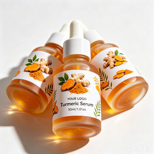 Suero facial de cúrcuma de marca privada para aclarar manchas oscuras y tratamiento de hiperpigmentación al por mayor - Product Image 6