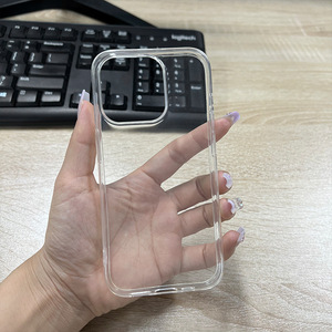 Ốp điện thoại trong suốt số lượng lớn cho iPhone 15 14 13, ốp TPU trong suốt kiểu thạch cho iPhone 16 Pro 15 Pro Max 17, ốp silicon trong suốt - Product Image 3