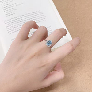 <span class=keywords><strong>Anillo</strong></span> <span class=keywords><strong>de</strong></span> Diamante <span class=keywords><strong>Azul</strong></span> Cultivado en Laboratorio con Corte Esmeralda, Chapado en Oro Blanco <span class=keywords><strong>de</strong></span> 18K, Color Fantasía, <span class=keywords><strong>Anillo</strong></span> <span class=keywords><strong>de</strong></span> Compromiso y Boda para Mujer, Joyería Fina, <span class=keywords><strong>Anillo</strong></span> Nupcial - Product Image 5
