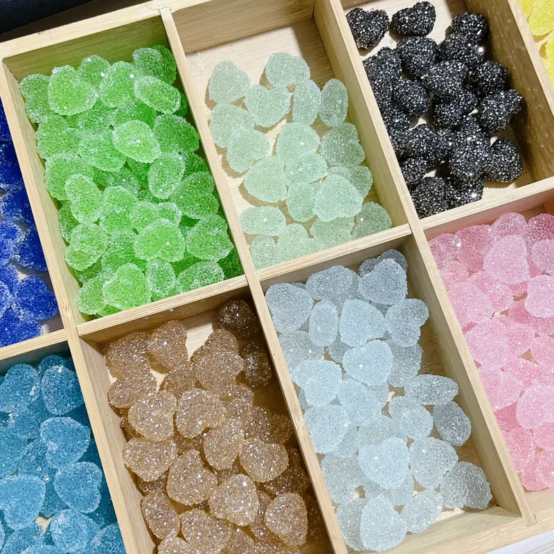 Atacado Sugar Beads Hole Loose Beads DIY Pulseira Chaveiro Pingente Brinco Jóias Acessórios