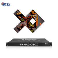 Procesador de Video con Salida HDMI2.0 y HDMI1.3, Expansor Multipantalla para Entretenimiento, Cultura y Viajes, Capacidad de Decodificación 8K