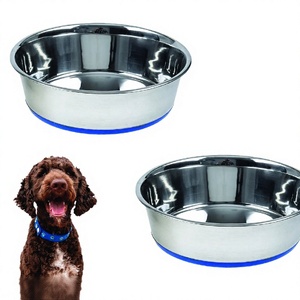 Comederos de Acero Inoxidable para Perros con Base Antideslizante de Goma, Ajustables y Portátiles, para Perros, Gatos y Animales Pequeños, para Comida y Agua - Product Image 1
