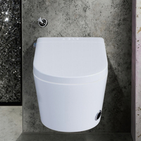 8813S Dayao Toilette intelligente à bidet allongée murale en céramique moderne avec télécommande, siège chauffant et séchage à l'air
