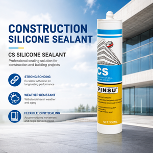Mastic silicone élastique haute performance 300 ml – Excellente adhérence pour joints <span class=keywords><strong>de</strong></span> salle <span class=keywords><strong>de</strong></span> bain, <span class=keywords><strong>douche</strong></span>, évier, <span class=keywords><strong>baignoire</strong></span>, toilettes et carrelage - Product Image 5