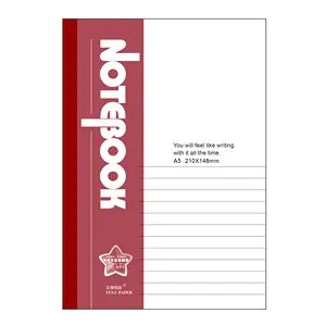 livro b5 grosso Suppliers-Caderno de fonte de escritório, livro de notas personalizado grosso barato diário a5