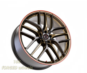 168 Jantes forgées de luxe en alliage d'aluminium bicolore personnalisées 18-22 pouces 5x100 5x110 5x127 5x139.7 pour Chrysler 300 Voyager <span class=keywords><strong>Pacifica</strong></span> - Product Image 3