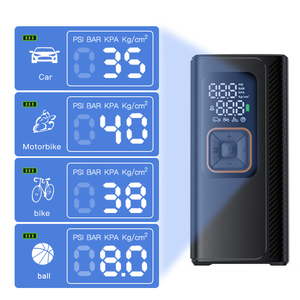 Bomba de neumáticos inalámbrica portátil personalizable, indicador <span class=keywords><strong>Digital</strong></span>, Material ABS, luz de emergencia, NewO, Monitor de presión de neumáticos personalizable - Product Image 2