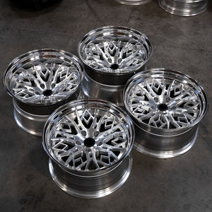 Giả Mạo 2-Mảnh Hợp Kim 5x114.3 5x120 6x139.7 5x127 Bánh Xe Tùy Chỉnh Vành Sang Trọng Cho Mercedes Ferrari C8 16-26 Inch Chrome Xe Bánh Xe - Product Image 1