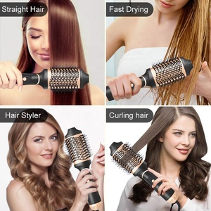 <span class=keywords><strong>Cepillo</strong></span> de Aire Caliente Eléctrico Profesional de 1200W, <span class=keywords><strong>Secador</strong></span> de Pelo, Alisador, Peine y Estilizador, Voluminizador Rotatorio de Cerámica - Product Image 4
